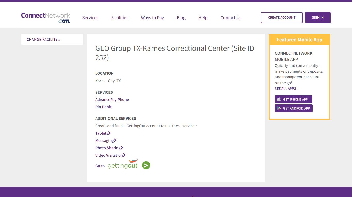 GEO Group TX-Karnes Correctional Center | ConnectNetwork